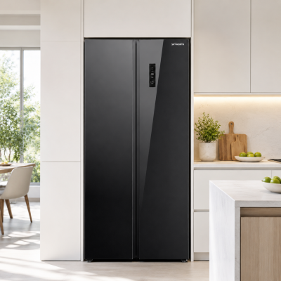 Skyworth Refrigerator (Side by Side) SBS-501WPB